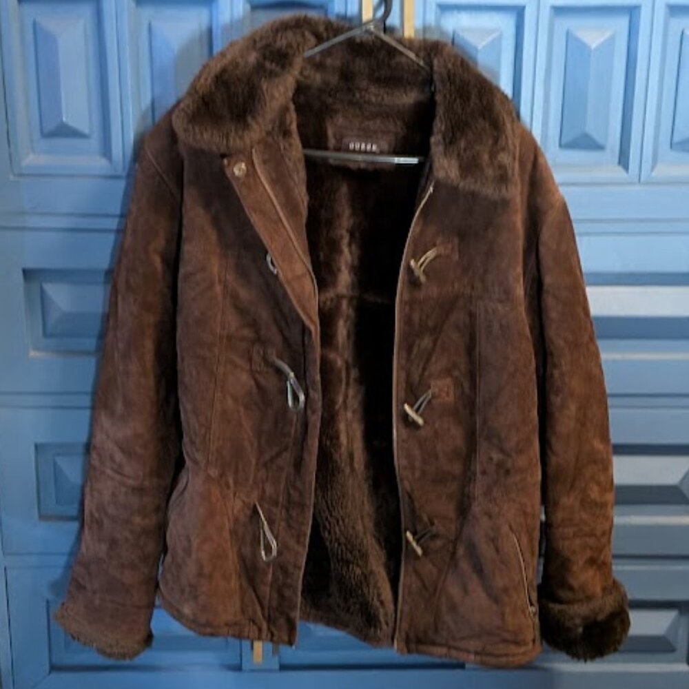 J1 GUESS Suede Leather Jacket
